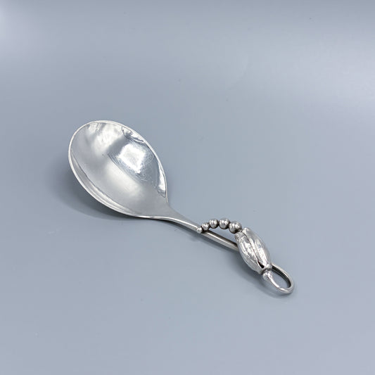 Estate Georg Jensen Sterling Silver "Blossom" Sugar Spoon No 84