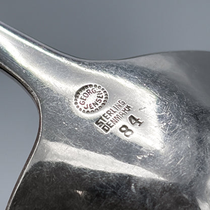 Estate Georg Jensen Sterling Silver "Blossom" Cream Ladle  No 84