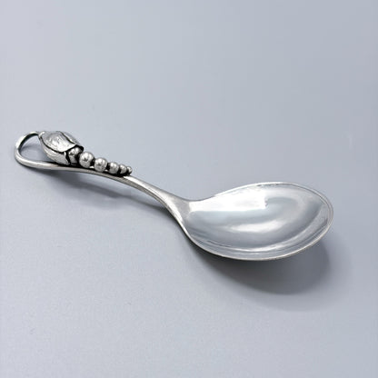 Estate Georg Jensen Sterling Silver "Blossom" Small Sugar Spoon No 84