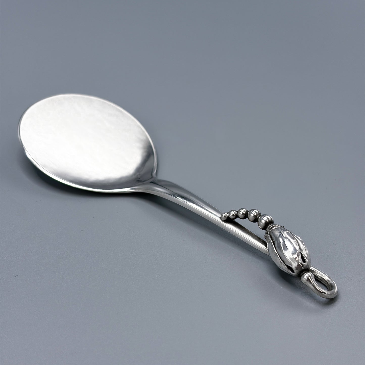 Estate Georg Jensen Sterling Silver "Blossom" Pastry Server No 84