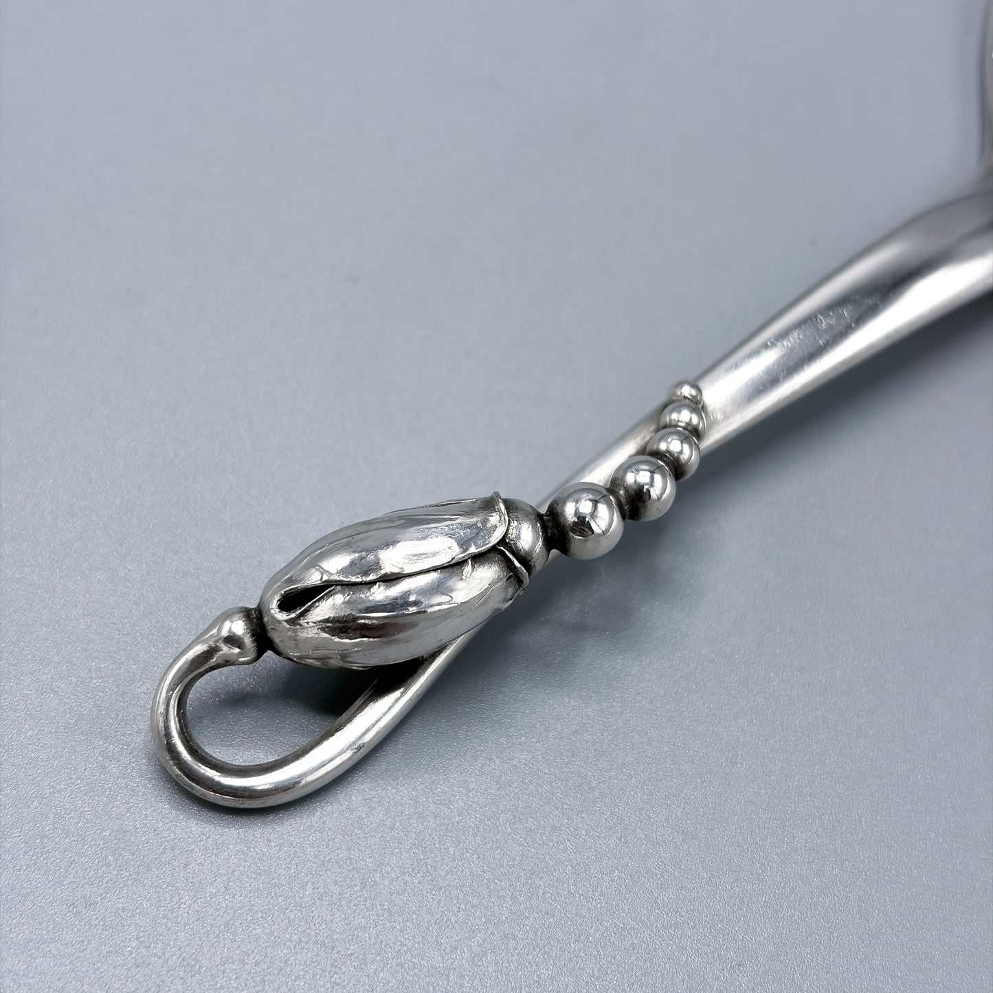 Estate Georg Jensen Sterling Silver "Blossom" Pastry Server No 84