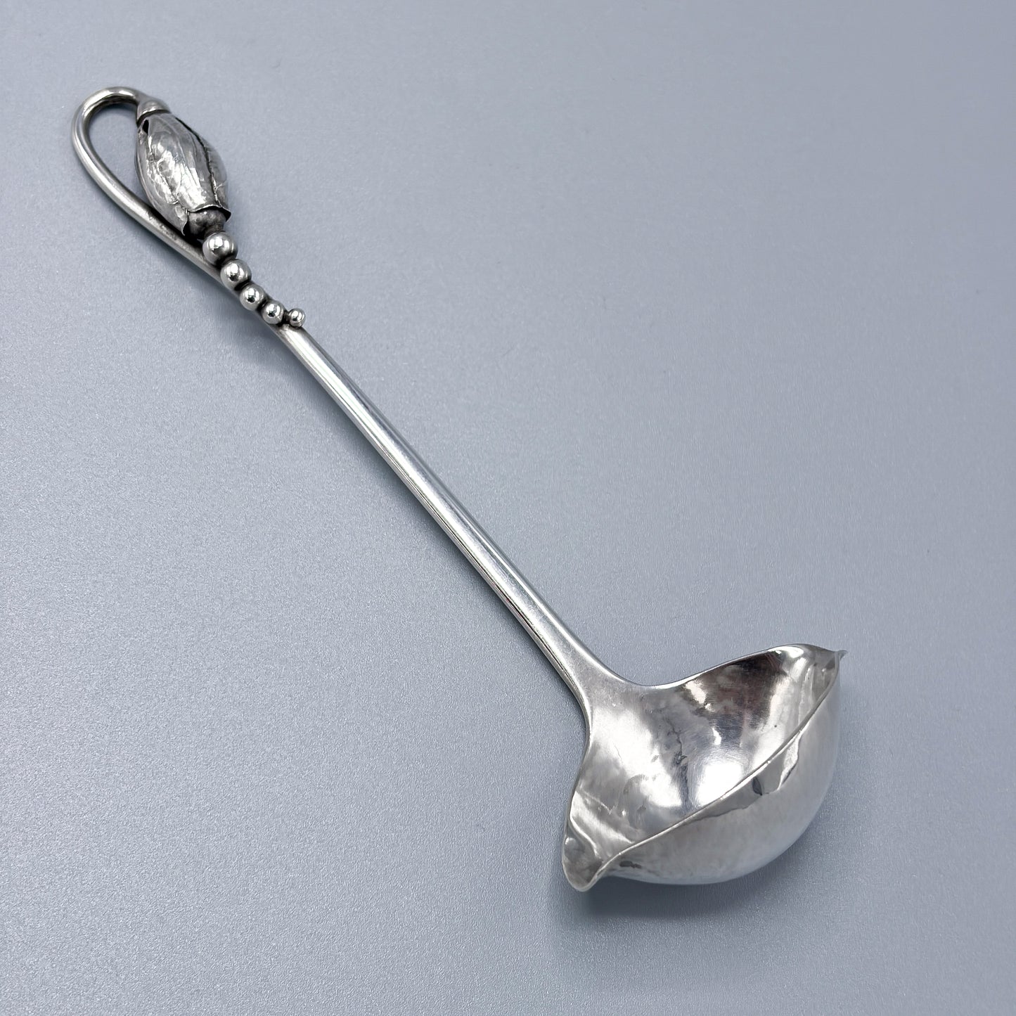 Estate Georg Jensen Sterling Silver "Blossom" Cream Ladle No 84
