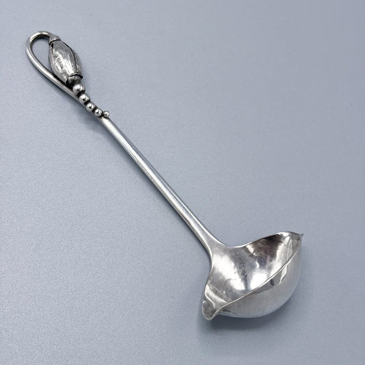 Estate Georg Jensen Sterling Silver "Blossom" Cream Ladle No 84