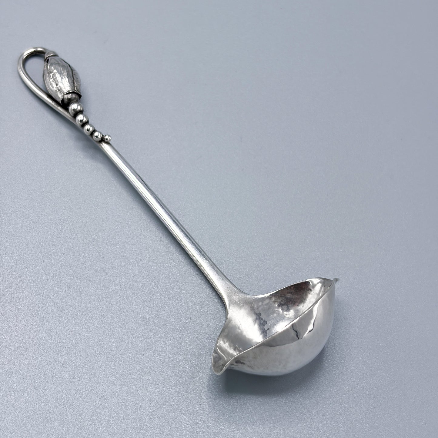 Estate Georg Jensen Sterling Silver "Blossom" Cream Ladle No 84