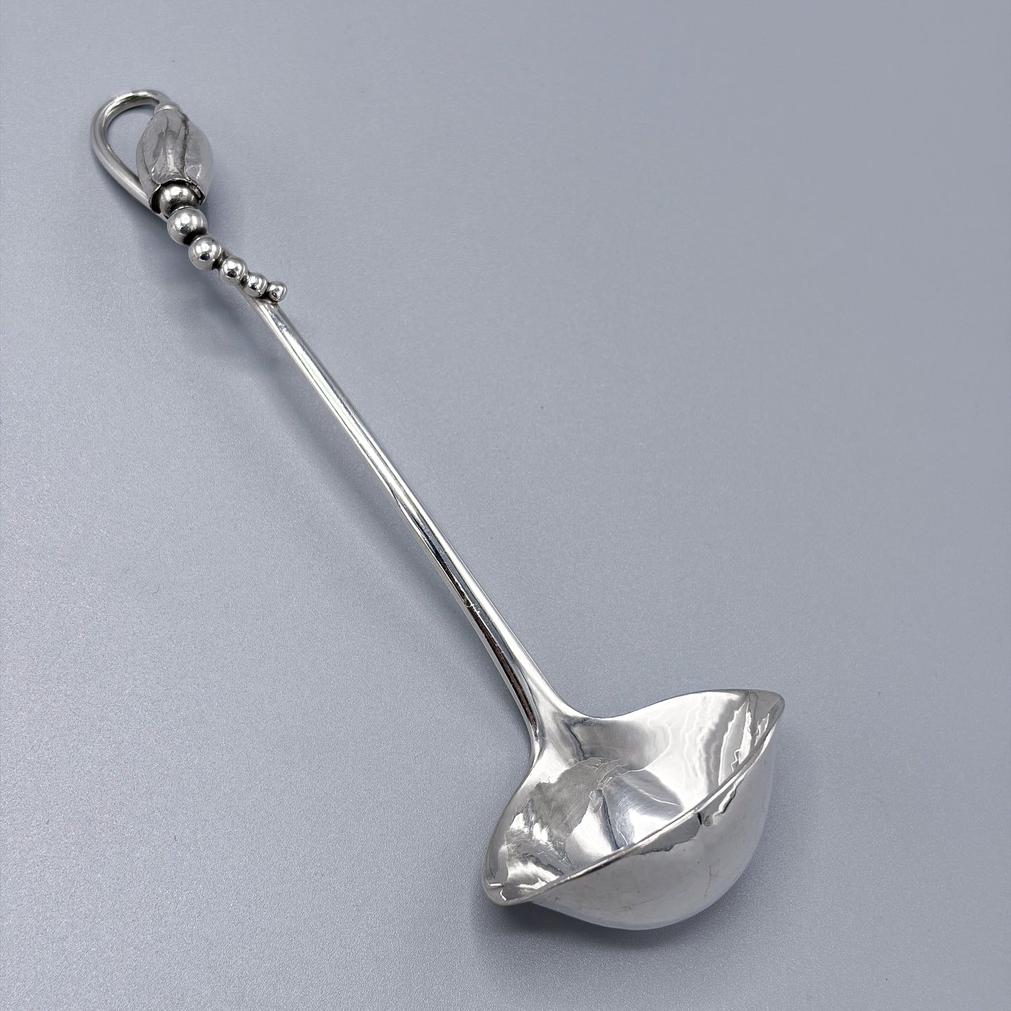 Estate Georg Jensen Sterling Silver "Blossom" Cream Ladle  No 84