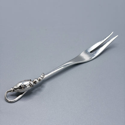 Estate Georg Jensen Sterling Silver "Blossom" Pattern Lemon Fork