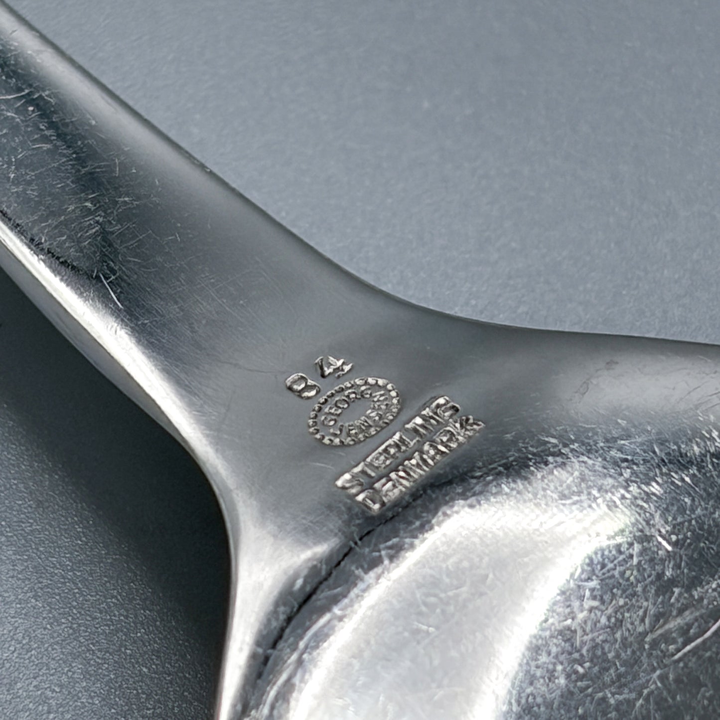 Estate Georg Jensen Sterling Silver "Blossom" Pastry Server No 84