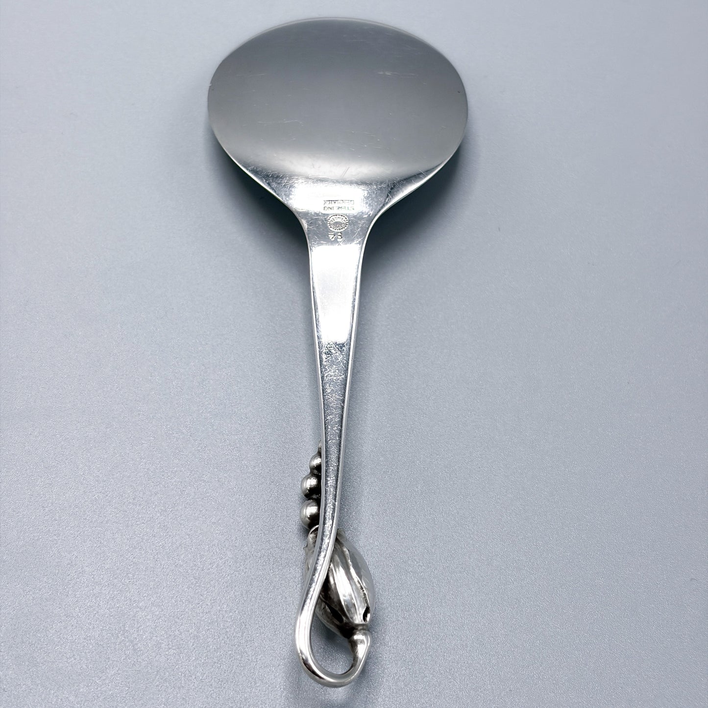 Estate Georg Jensen Sterling Silver "Blossom" Pastry Server No 84