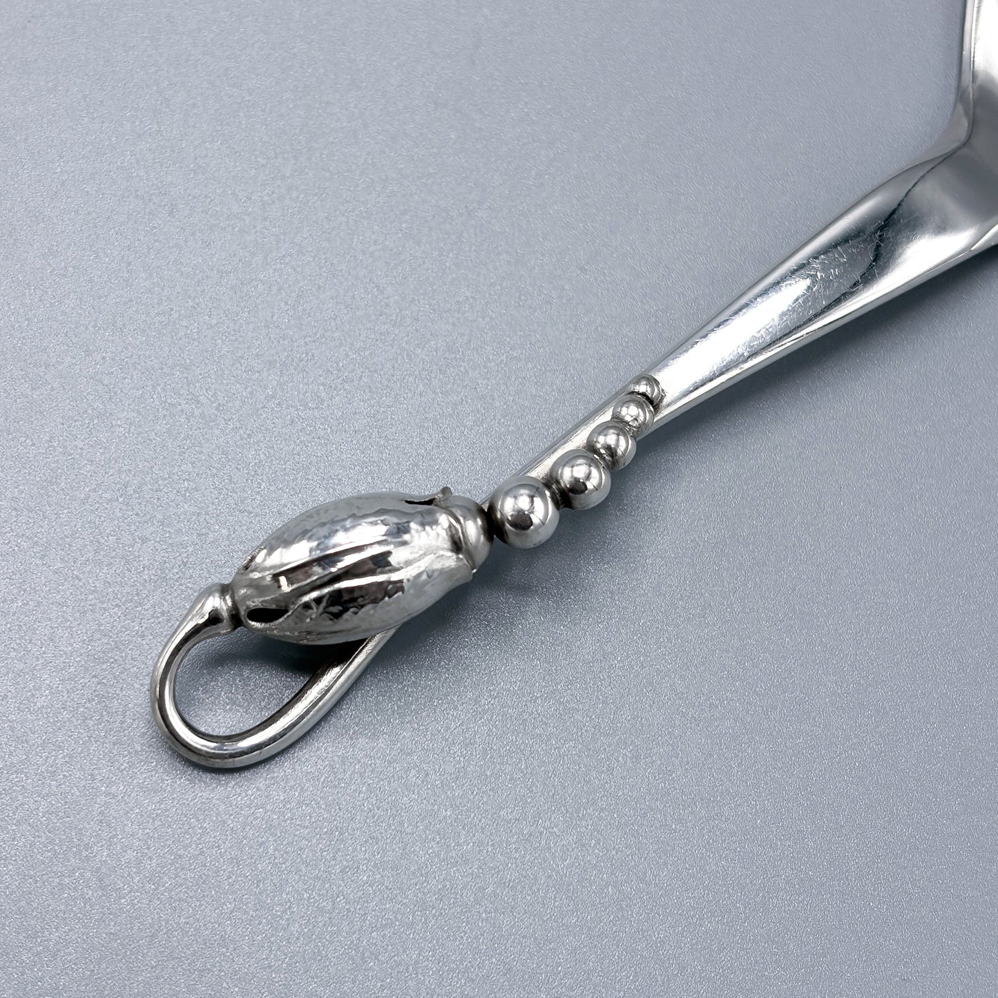 Estate Georg Jensen Sterling Silver "Blossom" Pastry Server No 84