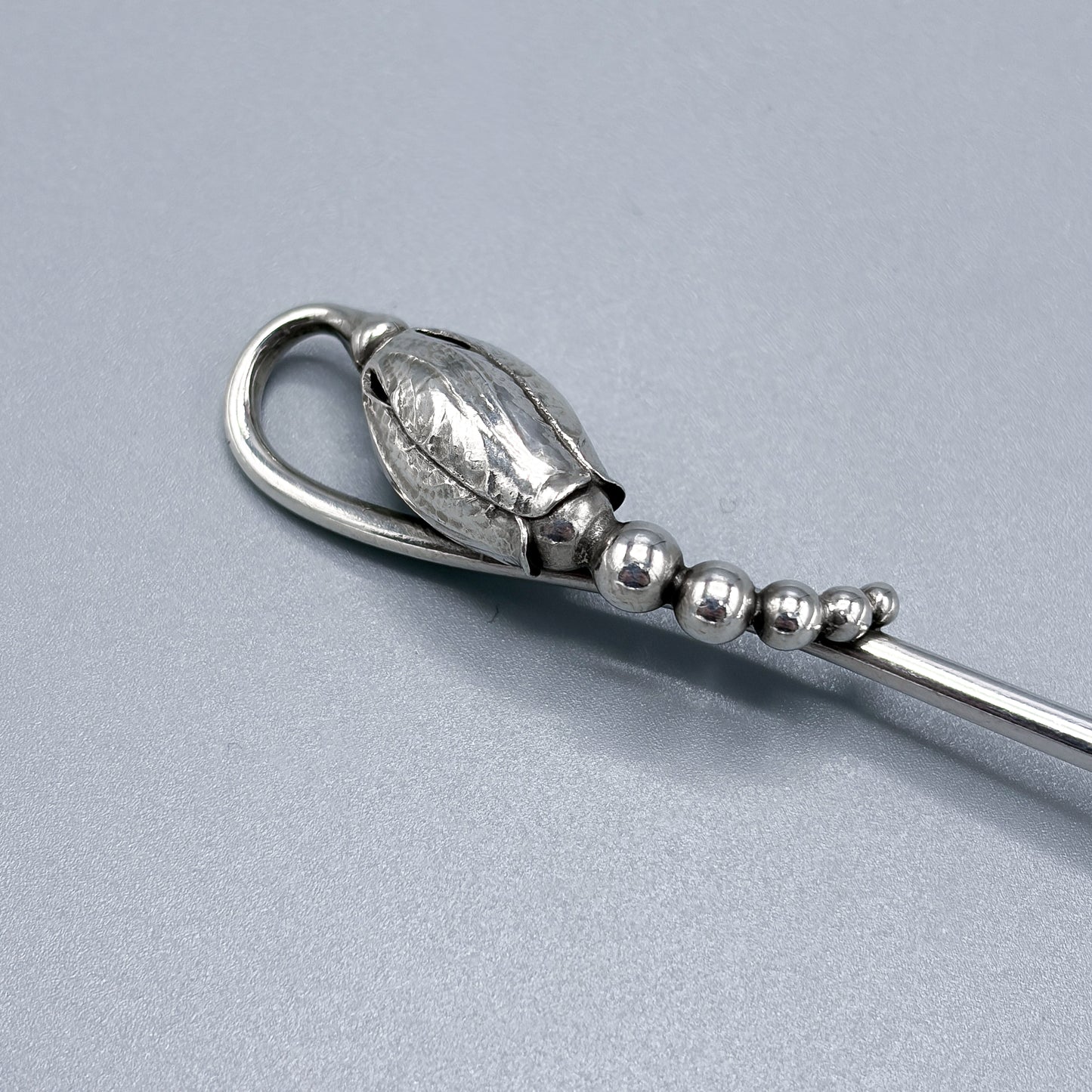 Estate Georg Jensen Sterling Silver "Blossom" Pierced Ovoid Sugar Sifter No 84