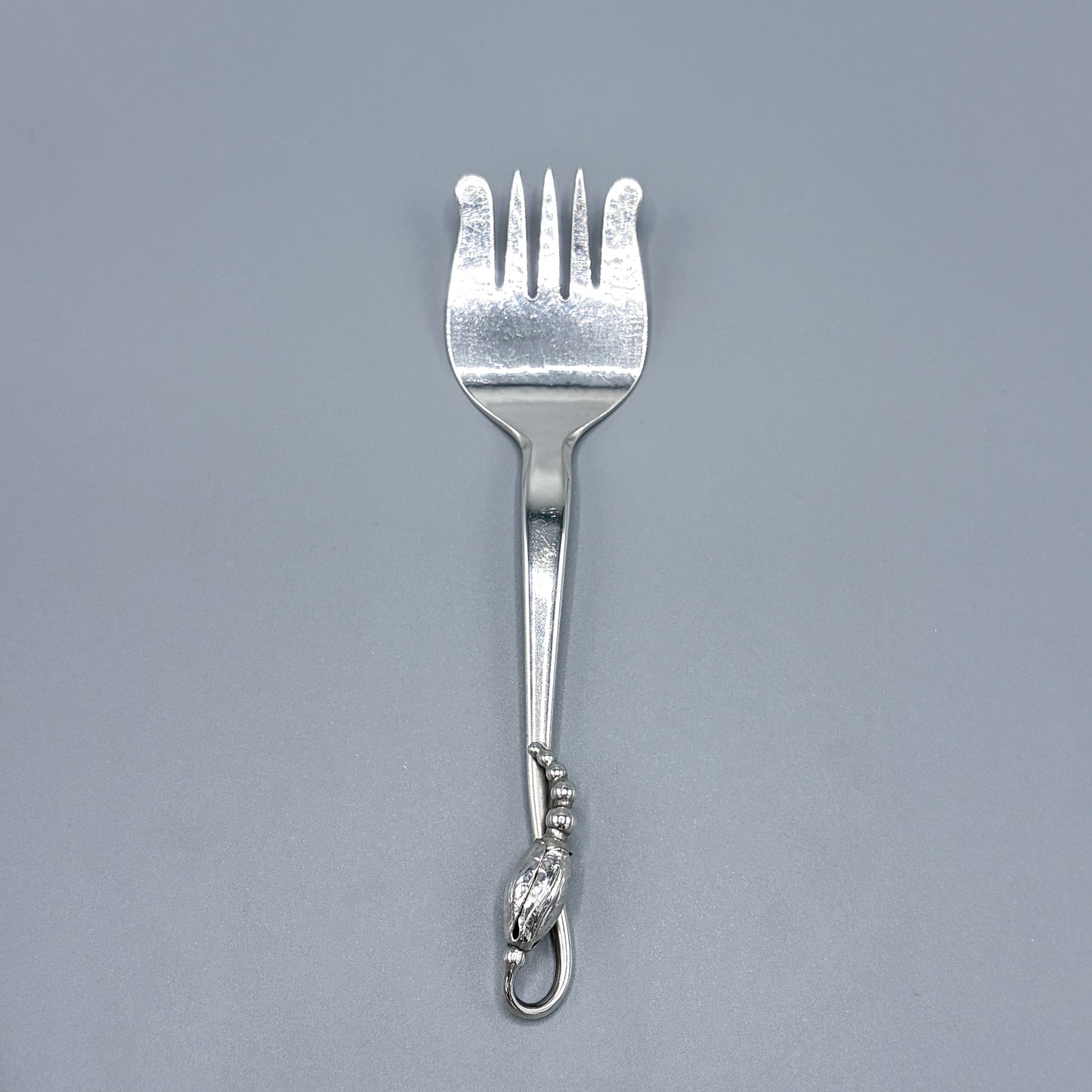 Estate Georg Jensen Sterling Silver "Blossom" D'oeuvre / Sardine Fork No 84