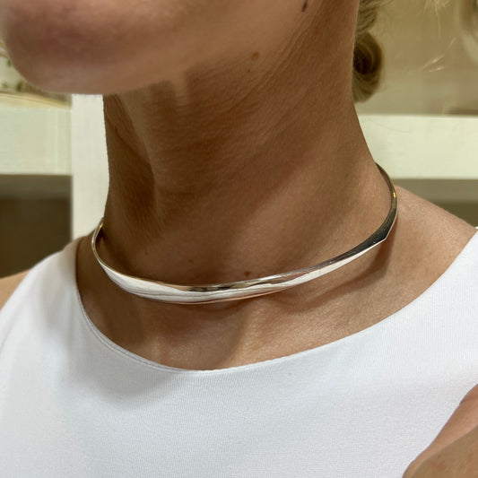 Bonnet Sterling Silver Modernist Neck Collar