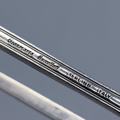 Estate Sterling Silver Buccelati  "Empire" Spaghetti Tongs