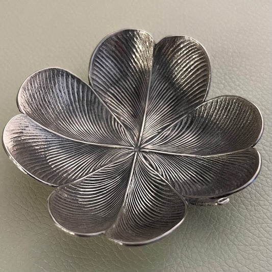 Buccellati Sterling Silver Clover Leaf Bowl