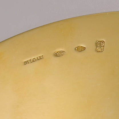 Estate 24K Vermeil (Sterling ) Serving Plates by Bvlgari
