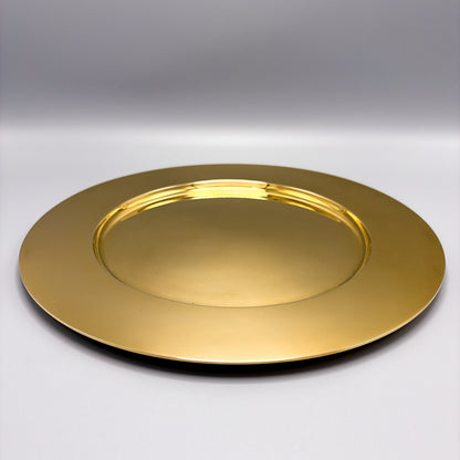 Estate 24K Vermeil (Sterling ) Serving Plates by Bvlgari