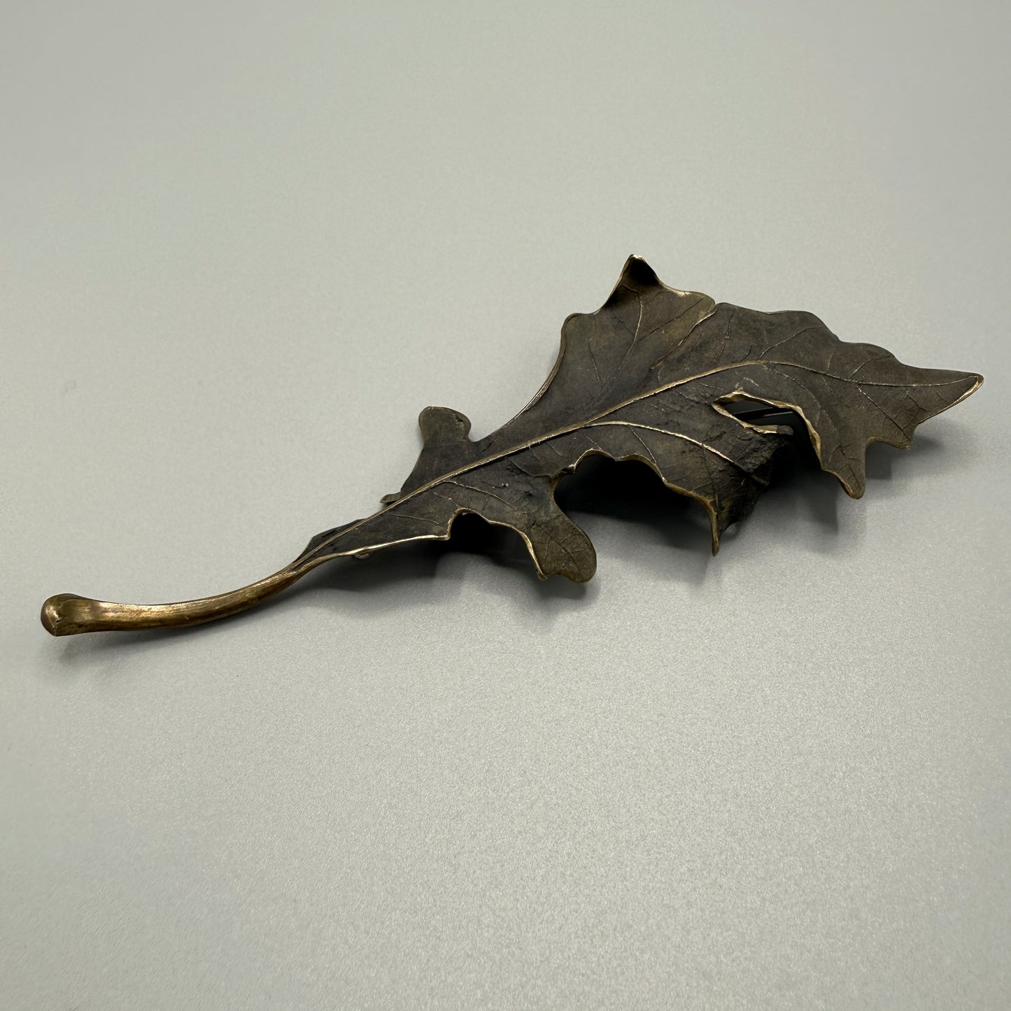 Estate Oak Leaf Brooch by John Iversen