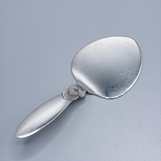 Estate Georg Jensen Sterling Silver Small Pointed  "Cactus" Pastry Server