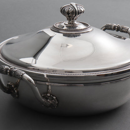 Christofle Silver Plated Covered Vegetable Dish