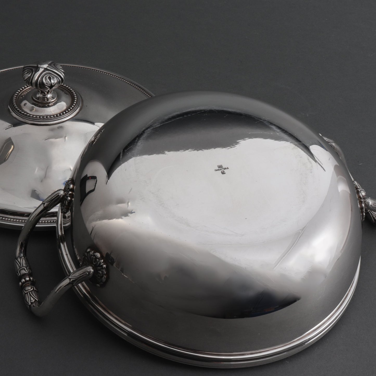 Christofle Silver Plated Covered Vegetable Dish