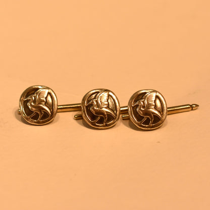 Estate Georg Jensen Sterling Silver Shirt Studs (3)