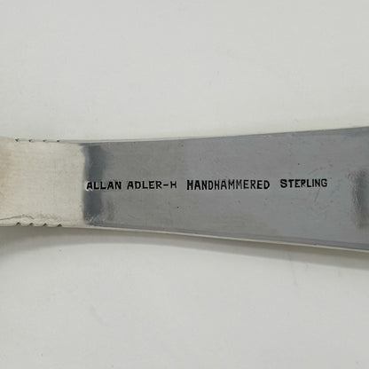 Estate Allan Adler Sterling Silver "Swedish Modern" Serving Fork & Spoon Set