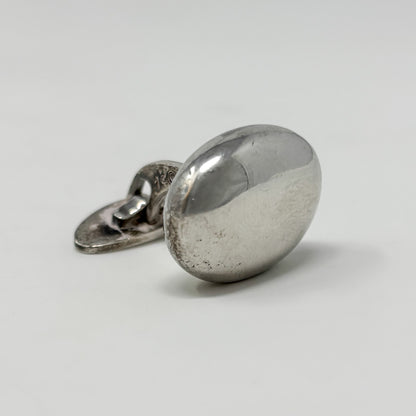 Estate Georg Jensen Sterling Silver Modernist Cufflinks by Astrid Fog No. 120