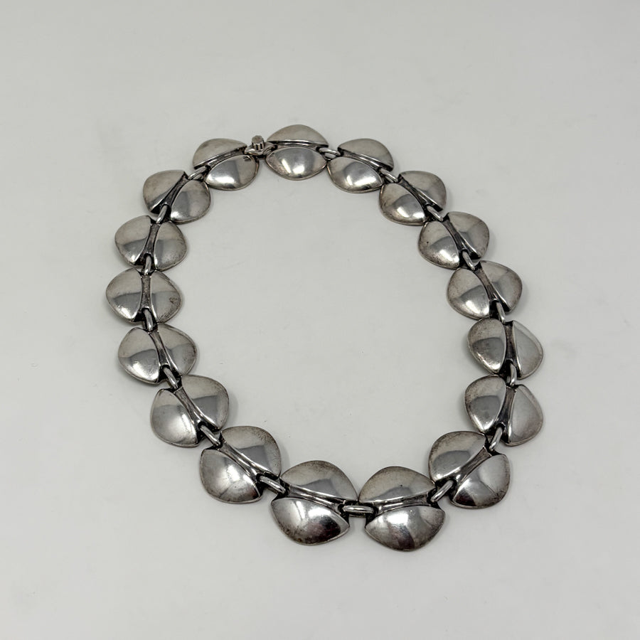 Estate Georg Jensen Sterling Silver Necklace by Henning Koppel No. 270