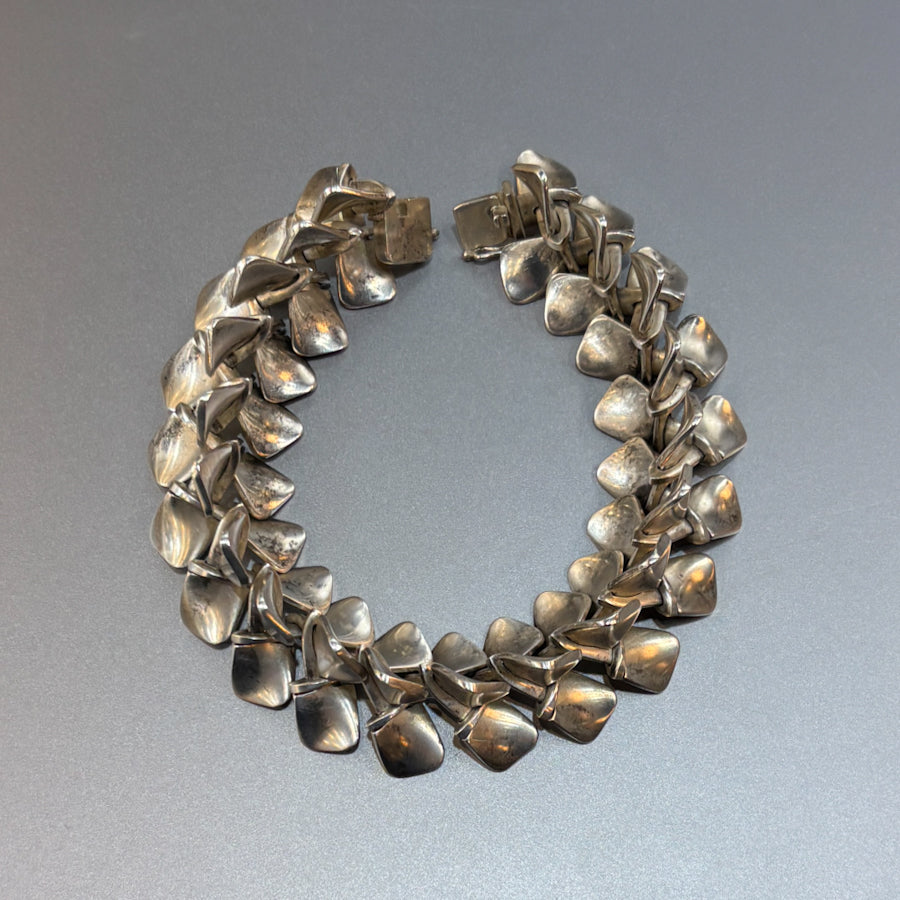 Estate Georg Jensen Sterling Silver "Vertebrae" Bracelet by Nanna Ditzel No. 108