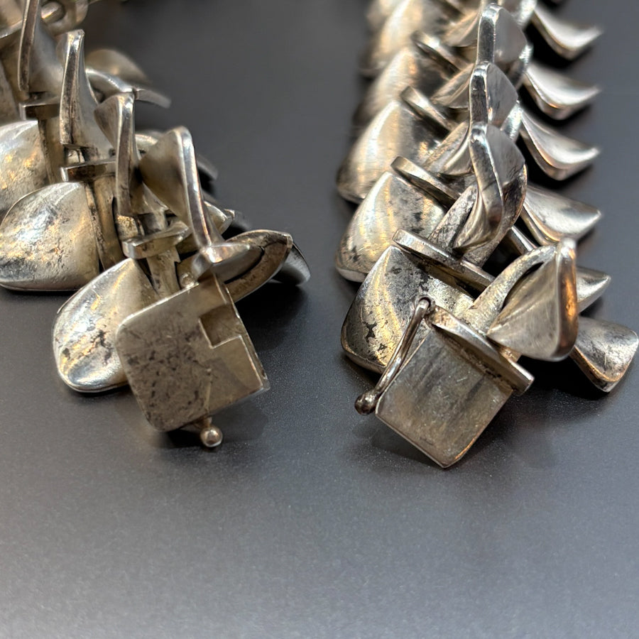 Estate Georg Jensen Sterling Silver "Vertebrae" Bracelet by Nanna Ditzel No. 108