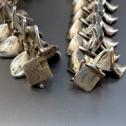 Estate Georg Jensen Sterling Silver "Vertebrae" Bracelet by Nanna Ditzel No. 108