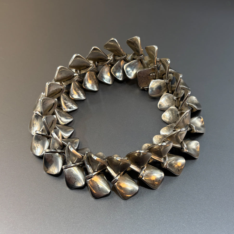 Estate Georg Jensen Sterling Silver "Vertebrae" Bracelet by Nanna Ditzel No. 108