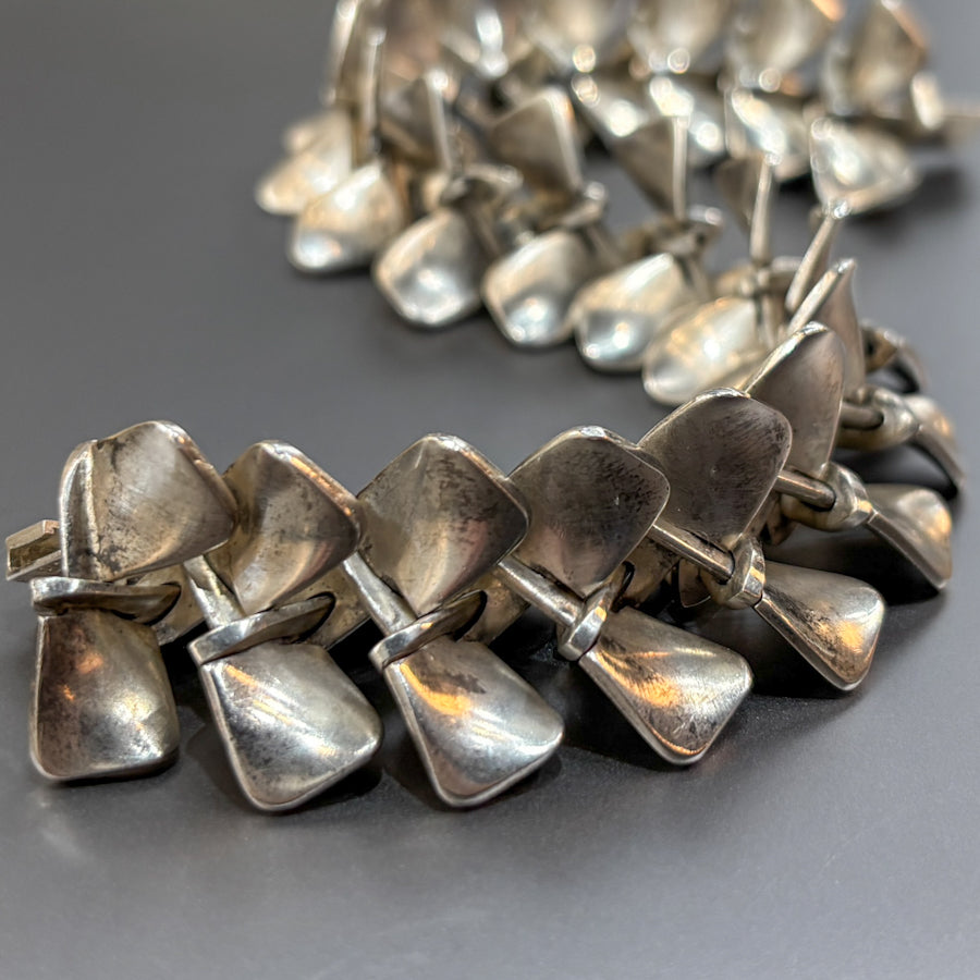 Estate Georg Jensen Sterling Silver "Vertebrae" Bracelet by Nanna Ditzel No. 108