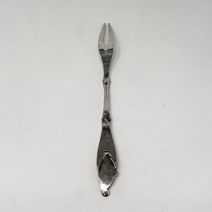 Estate Peer Smed Handwrought Sterling Silver Meat Fork “Cornucopia”
