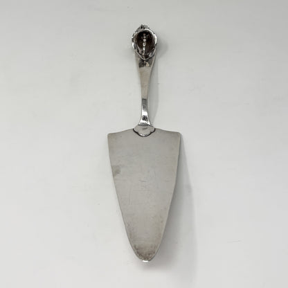 Estate Peer Smed Handwrought Sterling Silver Pie Server "Jack-in-the-Pulpit" (11")