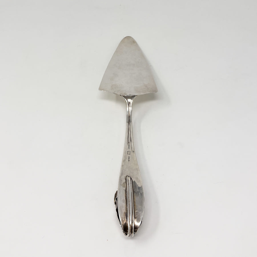 Estate Peer Smed Handwrought Sterling Silver Pie Server "Jack-in-the-Pulpit" (11")
