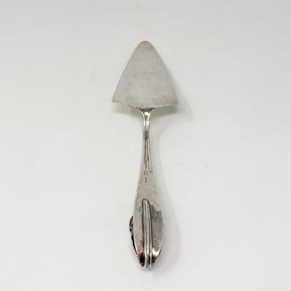 Estate Peer Smed Handwrought Sterling Silver Pie Server "Jack-in-the-Pulpit" (11")