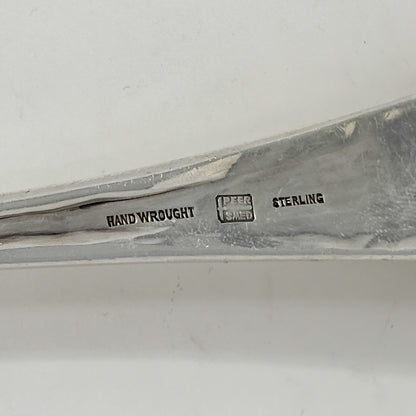 Estate Peer Smed Handwrought Sterling Silver Pie Server "Jack-in-the-Pulpit" (11")