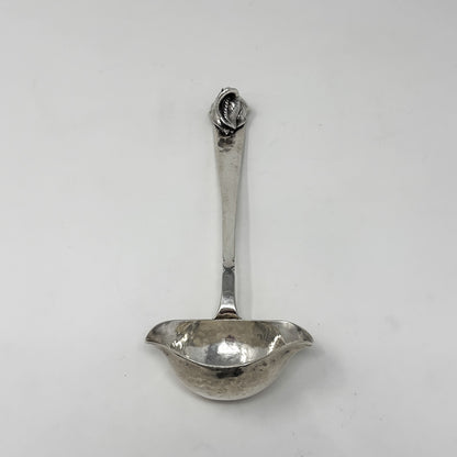 Estate Peer Smed Handwrought Sterling Silver Sauce Ladle "Jack-in-the-Pulpit" (7.5")