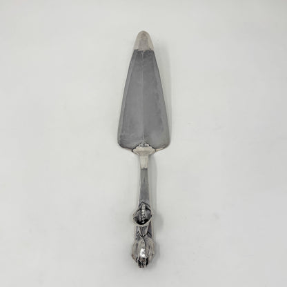 Estate Peer Smed Handwrought Sterling Silver Very Heavy Pie Server "Jack-in-the-Pulpit" (11.25")