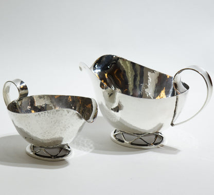 Estate Allan Adler Handmade Sterling Silver "Starlit" Creamer