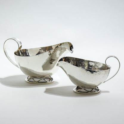 Estate Allan Adler Handmade Sterling Silver "Starlit" Creamer