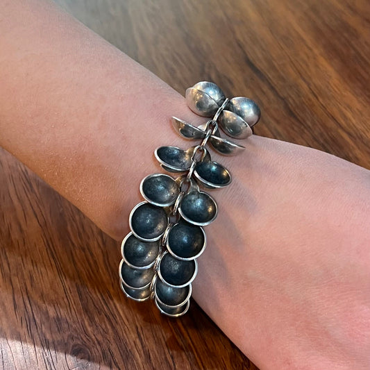Estate Atelier Borgila Sterling Silver Bracelet from 1952