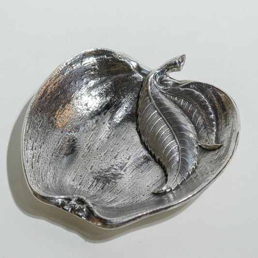 Estate Buccellati Sterling Silver Apple Dish