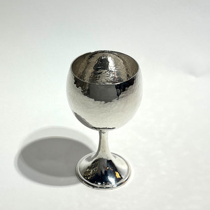 Estate Buccellati Sterling Silver Hand Hammered Goblet