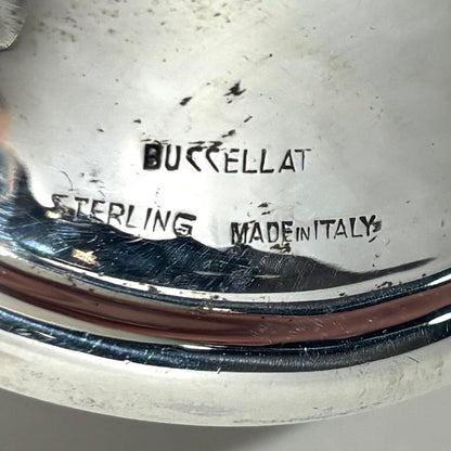 Estate Buccellati Sterling Silver Hand Hammered Goblet