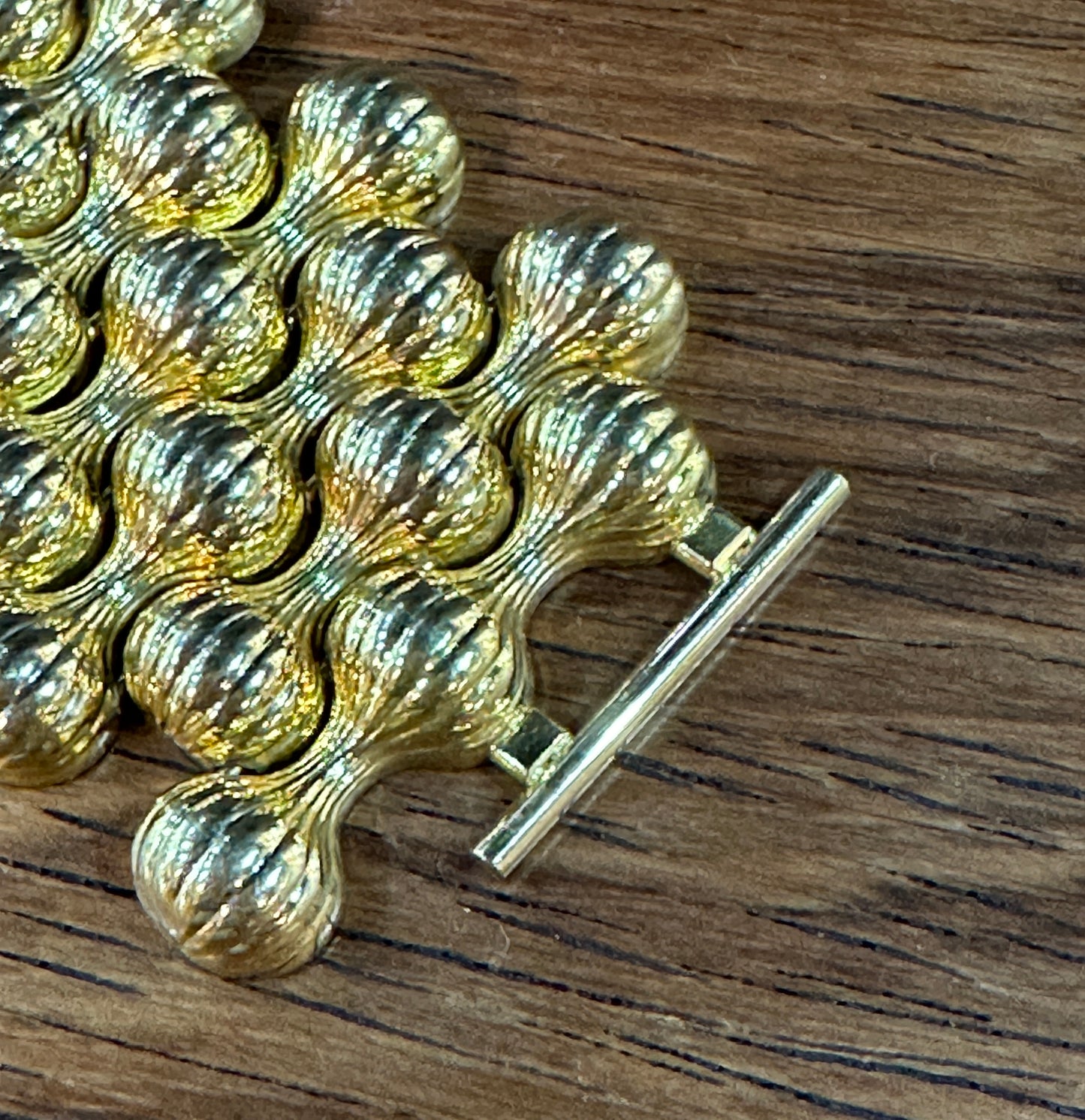 Estate Georg Jensen 18K Gold “Onion” Bracelet by Arno Malinowski No. 1110A