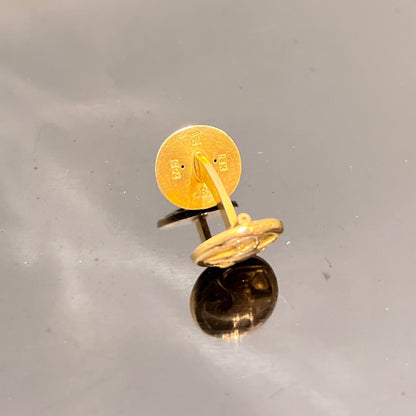 Estate Georg Jensen 18K Gold Deer with Wings and Eagle Cufflink No. 132