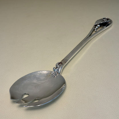 Estate Georg Jensen Inc. Lapaglia Sterling Silver Art Nouveau Salad Server & Fork Set No. 113