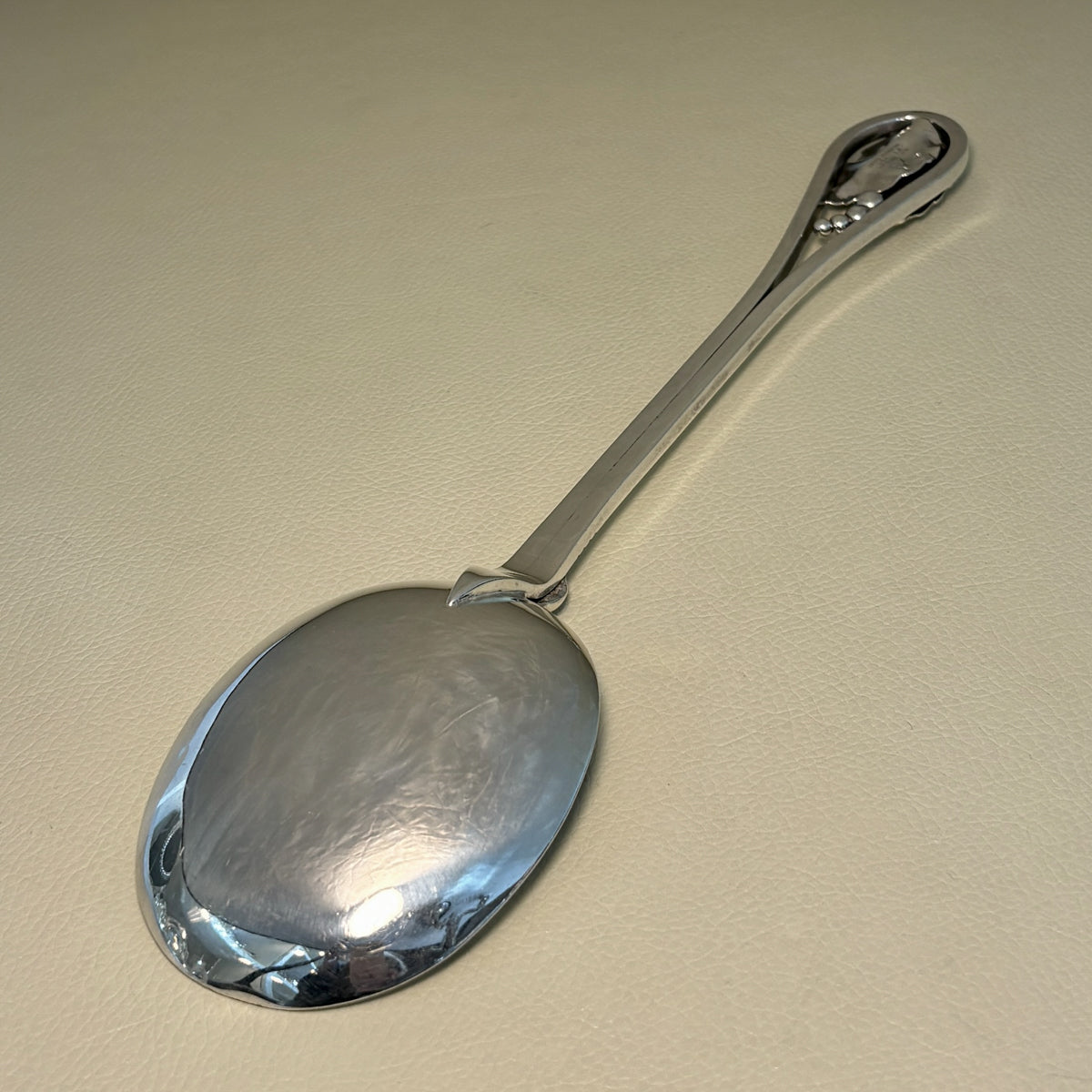 Estate Georg Jensen Inc. Lapaglia Sterling Silver Art Nouveau Salad Server & Fork Set No. 113